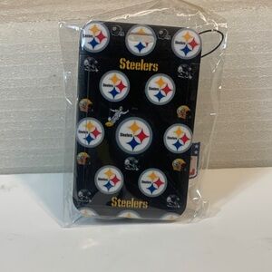 NFL Steelers Football 🏈 Black Key & Card Holder Landyard